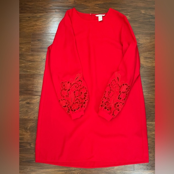 H&M Dresses & Skirts - H&M Embroidered Lace Cut Out Dress Size 6